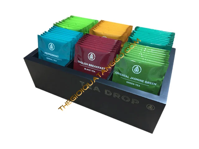 Hộp - Khay Gỗ Đựng Trà Túi Lọc